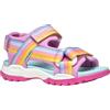 Geox J BOREALIS GIRL A - Sandalo Bambina, Dk Pink/Multicolor,
