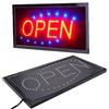 TrAdE Shop Traesio Trade Shop - INSEGNA Luminosa A LED con Scritta Open per VETRINA Negozio Bar Ristorante