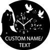 Instant Karma Clocks | Matrimonio Anniversario Personalizzato | Orologio da Parete | Idea Regalo Con Nomi e Data
