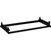 inferramenta Telaio Regolabile In Alluminio Nero Per Scolapiatti Da 56 | 76 | 86 Cm - Struttura Robusta, Design Moderno, Installazione Facile (76 cm)