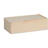 Gruppo Stefanelli Stefanelli Cassetta in legno con apertura scorrevole formato 2 bottiglie da 0,750 ml (art 172) misura int. cm 34x17x9 ferma bottiglie incluso