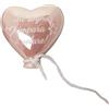Generic serie VOLO 12 calamite magneti a forma di cuore in porcellana VARI COLORI chi sogna impara a volare ideale per bomboniera bomboniere fai da te (Rosa)