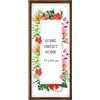 MG Design Cornice 35 x 80 cm - colore Marrone, in legno, con vetro acrilico - da appendere in verticale o in orizzontale, senza sfondo, per foto, poster, puzzle