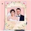 Social Crazy CORNICE WEDDING PERSONALIZZABILE CON NOMI E DATA - VARI MODELLI E COLORI - IN POLIONDA (plastica alveolare) CON STAMPA AD ALTA QUALITÁ (N)
