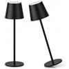 081 Store - 2 PEZZI LAMPADA DA TAVOLO SENZA FILI RICARICABILE, LAMPADA DA TAVOLO LED DIMMERABILE E CON 3 TONALITà DI LUCE, DIMMERABILE 3000-65000K ED IMPERMEABILE IP54
