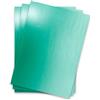 NEUSER PAPIER Carta metallizzata DIN A4, 21,0 x 29,7 cm, verde scuro metallizzato, 15 pezzi, carta lucida per bricolage, 90 g/m², retro bianco, per inviti, matrimoni