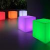 La Vida en Led - Cubo LED luminoso, sedile, pouf, tavolino ausiliare con luce, dimensioni: 40 cm