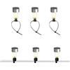 yybng Luci Per Recinzione Esterne Impermeabili | 6 Pezzi Luci da Legare | con Fascette Impermeabili LED Multicolori per Giardino Terrazzo Aiuole