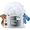 LILENO HOME Imbottitura in ovatta da 2 kg in un pratico sacchetto in tessuto non tessuto, materiale di riempimento e imbottitura per peluche, cuscini, fai da te, imbottitura lavabile fino a 95 °C