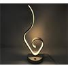 Gloriashoponline® LUME DA COMODINO 9 W LUMETTO STILE MODERNO LAMPADA LED LUCE CALDA 3000K D04-C