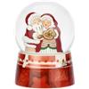 THUN - Boule de neige con Babbo e Mamma Natale, grande-Ø 9,9 cm - 14 cm h
