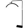 GLIvantad Lampada per Extension Ciglia Luce Fredda e Calda, Regolabile in Luminosità e Altezza Ideale per Tatuatori, Onicotecnici e Estetisti - Supporto per Telefono Lampada a LED Mezzaluna,50W