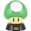 Paladone Nintendo Paladone - Luce a forma di fungo, con licenza ufficiale, collezione, ideale per camerette dei bambini, ufficio e casa, 1 W, verde
