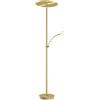 Lucande Lampada LED da terra dimmerabile (Moderno) colore Oro, in Metallo ad es. Soggiorno & Sala pranzo lampadina inclusa lampada a pavimento