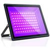 GGTU 100W Luce Nera, Lampada UV e Black Light, IP66 Impermeabile, Per Decorazioni di Halloween, Natale, Resina UV Indurita, Pitturas del Corpo, Feste Neon (1 pezzi)