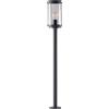 Lindby Lampada da esterni dimmerabile (Moderno) colore Nero, in Alluminio lampioncino paletto luminoso lampada viale lampione