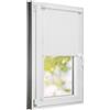 Estika Tenda a rullo semi-trasparente senza forare - 90 x 220 cm - Bianco - per interni, per finestre, tessuto con protezione solare