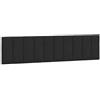 vidaXL Cuscino Testiera Hanko Nero 200 cm in Velluto