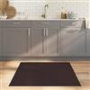 vidaXL Tappeto quadrato in bambù, antiscivolo, per soggiorno, cucina, corridoio, moderno, marrone scuro, 100 x 100 cm, in bambù
