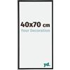 yd. Your Decoration - Cornice portafoto 40,00 x 70,00 cm, colore: nero opaco, resistente ai raggi UV, antiriflesso - Annecy