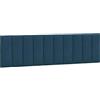 vidaXL Cuscino Testiera Hanko Blu 180 cm in Velluto
