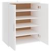 vidaXL Scarpiera Bianca 60x35x70 cm in Truciolato