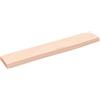 vidaXL Mensola da parete in legno massello di rovere non trattato, 60 x 10 x 2 cm, scaffale di stoccaggio, ripiano in legno, ripiano per scaffalature