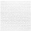 BM 7125 Tappetino Antiscivolo da Bagno per Doccia, con Ventose, Quadrato, Misura 52x52 cm PVC, Effetto Sassolini Pietra (Bianco)