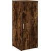vidaXL Mobile Portaoggetti Rovere Fumo 40x45x103,5 cm in Truciolato, Armadio, Armadio da scrivania, Armadio da Ufficio, Armadio credenza