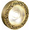 WOTZOV Faretti da soffitto Piccoli da 5 W con Montaggio Superficiale, faretti LED antiriflesso integrati, Pannello Piatto, Finitura in Ottone, per Soggiorno, Camera da Letto, Ristorante,