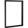 Bildershop-24 Cornice per giunti ombreggiati Lamia, 60 x 80 cm, nero (opaco), Kit di autoassemblaggio fai da te