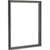 Bildershop-24 Cornice per giunti ombreggiati Lamia, 100 x 140 cm, rovere grigio, Kit di autoassemblaggio fai da te