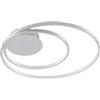 Lindby Plafoniera LED dimmerabile (Moderno) colore Grigio, in Alluminio ad es. Soggiorno & Sala da pranzo lampadina inclusa lampada plafoniera