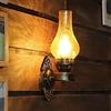COCOL Luci Rustica Lampada Da Parete Retrò In Stile Americano Con Vetro Ad Effetto Antico E Luce A Fiamma Lampada, Adatta Per Illuminare Le Pareti Di Camere Da Letto, Caffè, Bar, Hotel E Corridoi Applique (