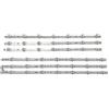 RTRCAGAKM Striscia di retroilluminazione a LED 14LED Adatta for Hisense 50A7300FTUK 50A7100F 50AE7000F 50A7100FTUK 50A7120F CRH-BX500X1U913030T031498T(Kit 3pcs for 1 TV)