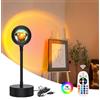 STHomedeco Sunset lamp - 360° Lampada Tramonto LED RGB,USB Notturna calda del tramonto Ambientale, Visiva, Romantica, Adatta per Scattare Foto e Vlog (RGB)