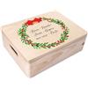 Creative Deco Scatola Regalo Natale Personalizzata, Decorazione Natalizia | In legno, personalizzata con testo, per donna, uomo e coppie, decorazione natalizia