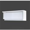 Dopa Dopastore Applique da Parete LED 24W Design Rettangolare con 3 Tonalità di Luce Integrate Regolabili Lampada per Esterni IP65 Giardino Terrazza Cortile (Bianco)
