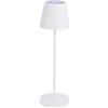 Bizzotto LAMPADA TAVOLO LED 8 COLORI MULTICO ETNA BIANCO DIMMERABILE TOUCH USB IP54