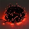 Partenopea serie stringa catena luminosa di luci 500 LED per albero di Natale da Esterno natalizie ed Interno controller con 8 giochi di luce e Memoria cavo verde (Rosso, 25mt)