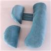 MINGPINHUIUS Cuscino per Gravidanza, Cuscino gravidanza per Dormire a Forma di U Cuscino per Pancia, Fianchi,Gambe,La Schiena, Cuscino premaman, Rimovibili Lavabili (blu 1)