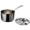 Cuisinart MCP193-18N Multiclad Pro - Padella a triplo strato in acciaio inox, 3 quarti, casseruola con coperchio