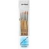 da Vinci Set di 5 pennelli Rotondi Sintetici di da Vinci DEFET GmbH 303 , 1, 2, 3, 4,5 .per Pittura ad Acqua, Olio e Acrilico