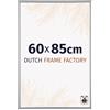 Dutch Frame Factory - Cornice 60x85 cm - Argento Lucente - Cornice per foto in Plastica con vetro plastico Antiriflesso - Cornice portafoto 60x85 cm - Angers