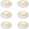 QAZQA dept - Faretto da incasso Moderno - 6 luce - Ø 6.5 cm - Bianco - Moderno - Soggiorno I Camera da letto I Sala da Pranzo I Cucina