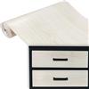 DecoMeister Pellicola Adesiva per Mobili 45x100 cm - Carta Adesiva Effetto Legno per Rivestimento Mobili Cucina e Armadio - Pellicola Decorativa Lavabile e Impermeabile - Frassino Bianco