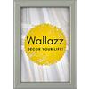 Wallazz Cornice Portafoto in Legno 20x25cm Alluminio - Cornice per Foto con Vetro Sintetico Infrangibile - Porta Foto Decorativo - Made in Italy