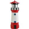 BSTCAR Faro Solare Rotante in Resina a LED - Luce Decorativa da Giardino, Sentiero, Recinto, Cortile - Artigianato per Esterni