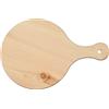 HABI Tagliere Polenta Abete con Manico cm25 Made in Italy Utensili da Cucina, Legno, Marrone