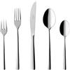 Villeroy & Boch - Set di Posate Piemont da 30 Pezzi, Set di Posate in Acciaio Inossidabile di Alta qualità per Un Massimo di 6 Persone, Lucido, Lavabile in lavastoviglie, Semplice Eleganza